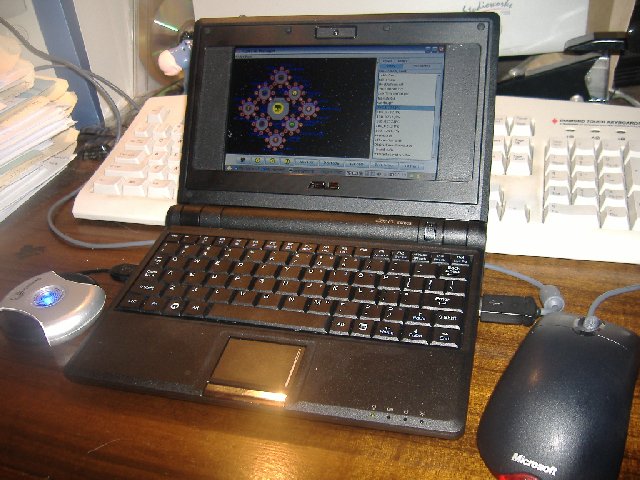 DigitalFriend on the EeePC.